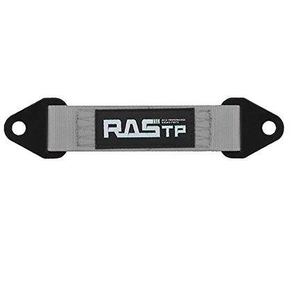 RASTP Limit Strap, Premium Quad Wrap Limit Strap Car Hauler Axle Straps Truck Wrecker Wheel Tie Down Strap with 10,000 Lb Webbing Strength (10 Inch, Gray) - color: Gray, size: 10 Inch