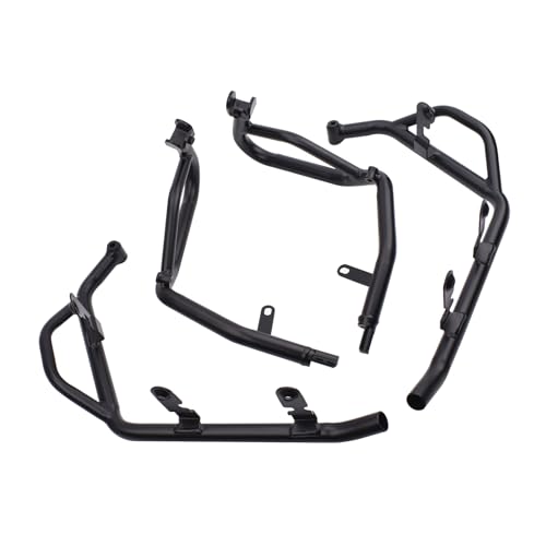 Motorcycle Steel Highway Crash Bar Engine Guard Bumper Crashbar Body Frame Falling Protector fit for Ho&n&da ADV160 ADV-160 ADV 160 Accessories 2023 2024, Black