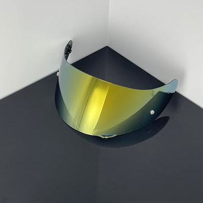902 Helmet Visor Replacement,Motorcycle Helmet Face Shield for ILM 902,902L,902BT (Gold-Day Use Only) - color: Gold-day Use Only