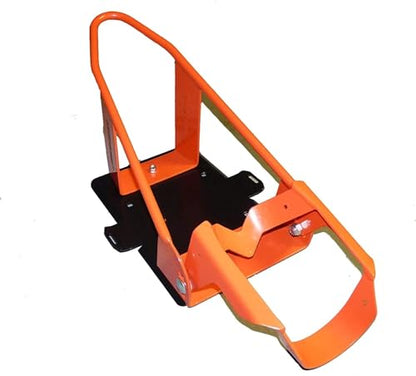Motorcycle Wheel Chock for Dexter Lock N Load BK-100 | Black/Orange One Size Fits All ,1x Wheel Chock Base ,Heavy-Duty Motorcycle Wheel Stand for Trailer