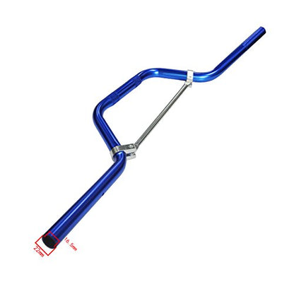 JRL 7/8" Mid Handlebars Handle Bars Fit ATV Pit Dirt Bike Offroad Motorcycle Blue - color: Blue