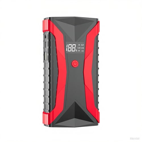 Portable Air Compressor with LED Display - 8000mAh 150PSI Tire Inflator for Cars, Bikes, Motorcycles & Sports Equipment, Emergency Power Bank with Digital Pressure Gauge