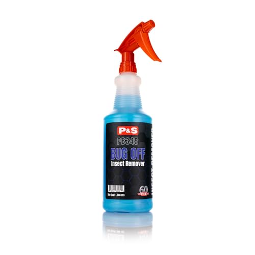 P&S Professional Detail Products Bug Off Insect Remover – Industrial-Strength Bug Splatter Cleaner, Safe for Paint, Trim & Grills, Pre-Wash Treatment, Easy Spray & Rinse Formula - 1 Quart - size: 32 Fl Oz (Pack of 1)