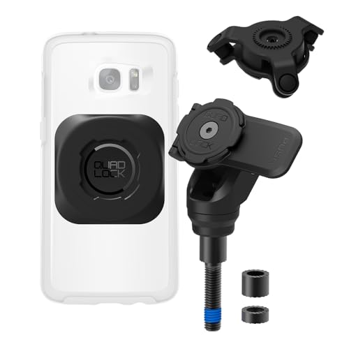 Quad Lock Handlebar Clamp Bolt Motorcycle Phone Mount PRO Kit with Vibration Dampener and MAG Universal Adaptor - size: Handlebar Clamp Bolt Mount PRO