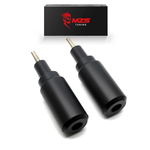 MZS Motorcycle Frame Sliders, Falling Crash Protector Guards No Cut Kits Black Compatible with Z900 2017-2025 / Z900SE 2022-2025 / Z900RS 2018-2025 - size: Z900
