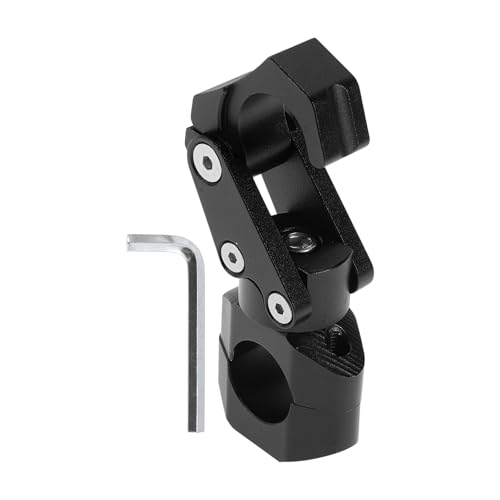 Motoforti Adjustable Universal Motorcycle Hanging Hook Rectangle Motorcycle Helmet Luggage Bag Holder Hanger for Scooters Bicycles Aluminum Alloy Black 1 Set 108mm
