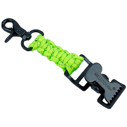 MELOTOUGH Tactical Glove Clip Holder Work Glove Holder Clip for Tactical Backpack, Tool Belt - color: Trigger Hook Lime