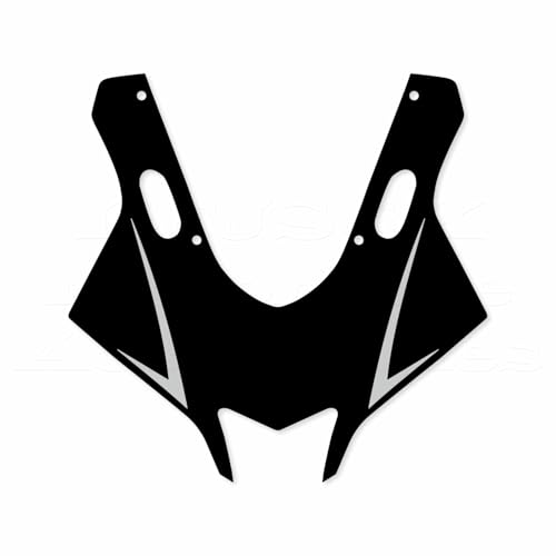 Motorcycle Front Fairing Reflective Sticker Decals,Gray | Compatible with Yamaha YZF R25 R3 2019-2022 - color: Gray