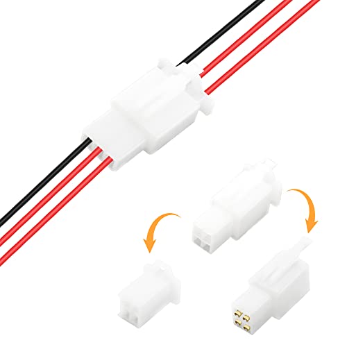 WMYCONGCONG 580 PCS Automotive Electrical Wire Connectors Kit 2.8mm 2 3 4 6 9 Pin Automotive Electrical Wire Male Female Socket Plug Pin Header Crimp Wire Terminals + 25 Kits 4mm Bullet Connectors