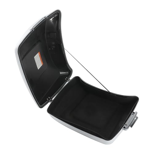 TCT-MOTORPARTS Chopped Luggage Trunk w/Wrap-Around Backrest Pad Two-Up Mounting Rack Fit For Harley Street Glide Special Road King 2020 Stone Washed White Pearl - color: Fit for Stone Washed White Pearl #3