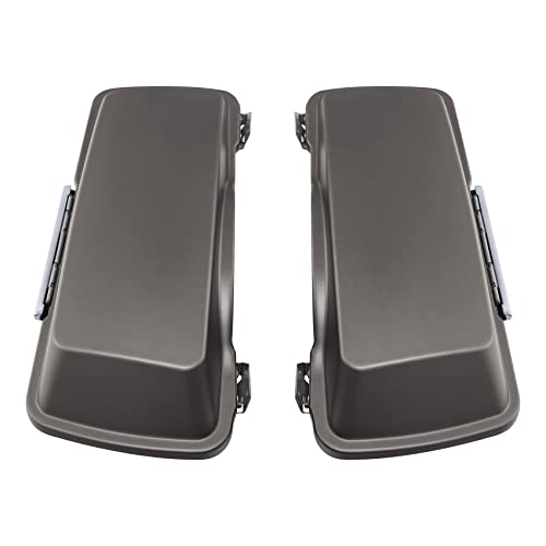SLMOTO Hard Saddlebags Fit For Harley Electra Road King Glide 1994-2013 - color: For Pewter Denim
