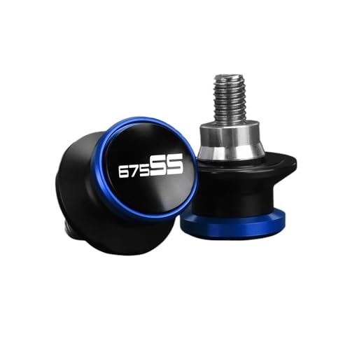 Moto Frame Sliders For CFMOTO 675SS 2024 2025 2026 Swingarm Spools 10MM Motorcycles Accessories Rear Stand Screws Sliders - color: C blue M10