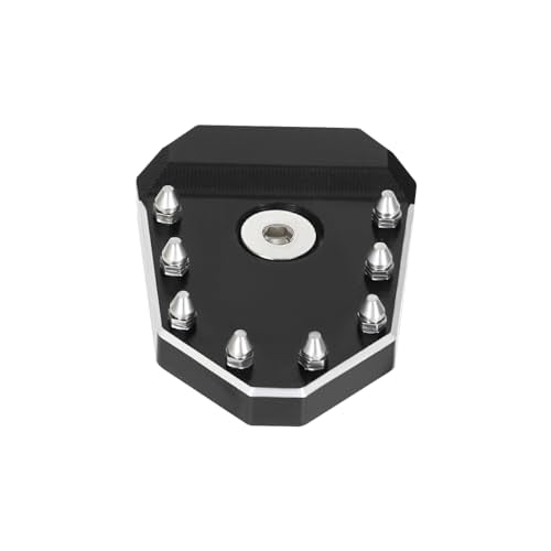 KLR650 Brake Pedal Black Rear Foot Extension Pedals Motorcycle Rear Pedals Footbrake Lever Pedal Enlarge Extension Pad Aluminum Alloy Compatible With KLR650 2008-2025 - color: Black