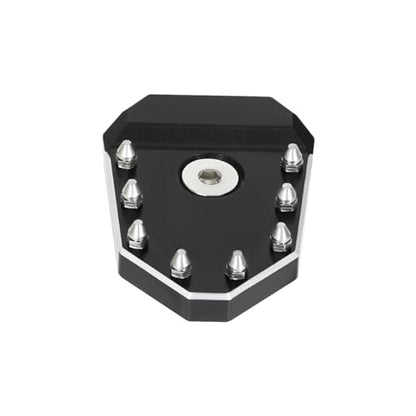 KLR650 Brake Pedal Black Rear Foot Extension Pedals Motorcycle Rear Pedals Footbrake Lever Pedal Enlarge Extension Pad Aluminum Alloy Compatible With KLR650 2008-2025 - color: Black