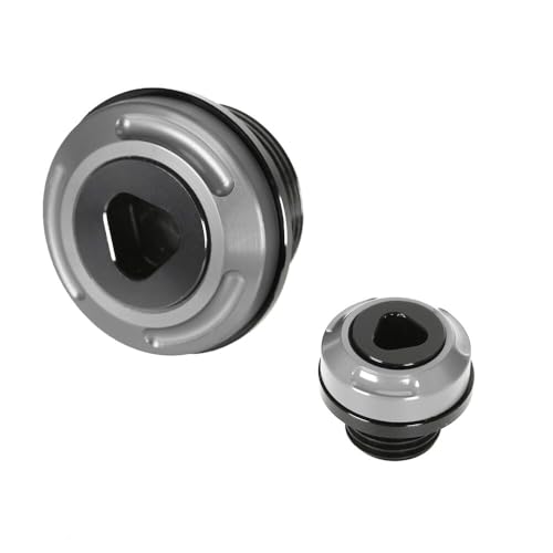 Monkey125 Engine Crankcase Cover Plugs Compatible with Monkey 125 GROM CT125 DAX 125 CNC Motorcycle Accessories Crankcase Hole Plug (Titanium) - color: Titanium3