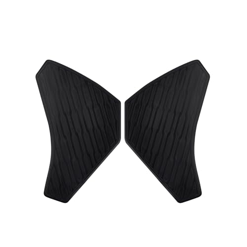 Motorcycle SideTank Pad, Gas Oil Fuel Tank Pad, Rubber Decal Tank Protector, Anti-Slip Scratch-Resistant Protector Sticker Compatible with Kawasaki KLR650 2022-2024