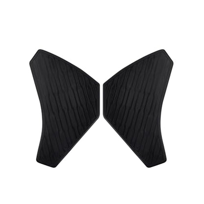 Motorcycle SideTank Pad, Gas Oil Fuel Tank Pad, Rubber Decal Tank Protector, Anti-Slip Scratch-Resistant Protector Sticker Compatible with Kawasaki KLR650 2022-2024