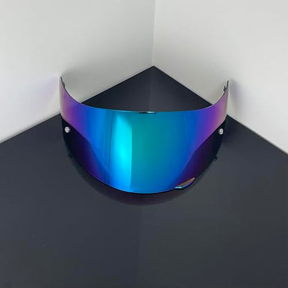 902 Helmet Visor Replacement,Motorcycle Helmet Face Shield for ILM 902,902L,902BT (Rainbow-Day Use Only) - color: Rainbow-day Use Only
