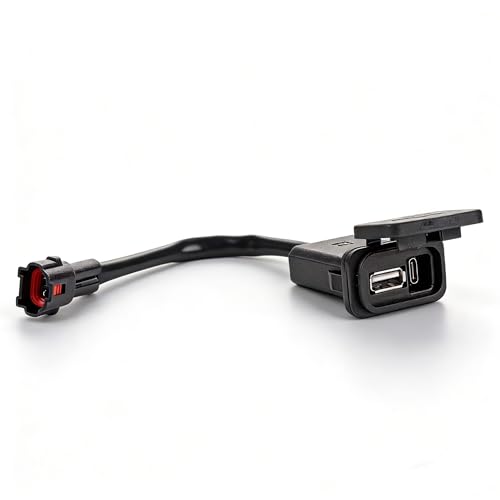 Upgraded Dual Fast Charge USB Type-C 3.0 Charger Cable Transfer Interface Converter Compatible with CFMOTO 300SS/450SS/450NK/800NK 2023 2024 2025 2026,CFMOTO 450SS Accessories