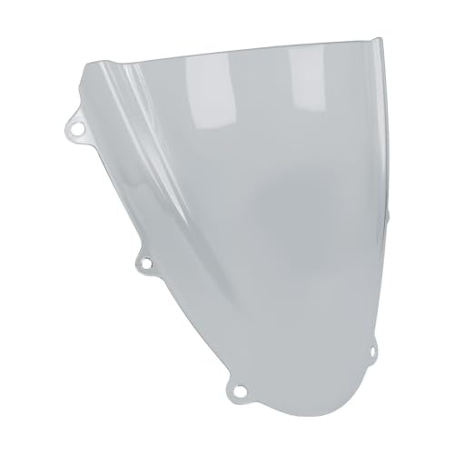 Motorcycle Windscreen Windshield Replacement for Suzuki GSXR600 GSXR750 GSXR 600 GSXR 750 2011-2025 GSX-R600Z GSX-R750Z 2022 2023 2024 2025 PC Windscreen Double Bubble (Titanium) - color: titanium