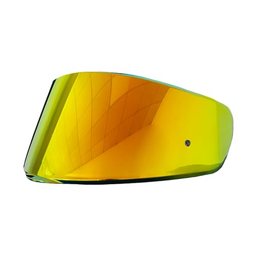 Sedici Strada 3 Visor,UV Protection Motorcycle Helmet Face Shield Visor Replacement Compatible with Sedici Strada 2 Strada 3 FT2 VECTOR FF801 FF397(Revo Deep Gold) - color: Revo Deep Gold