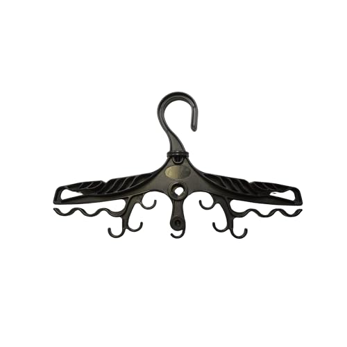 Scuba Choice Wetsuit & Drysuit Hanger – Heavy-Duty Hanger for BCD, Wetsuits & Scuba Gear Storage, Drying & Organization - color: Black (Multi-purpose)