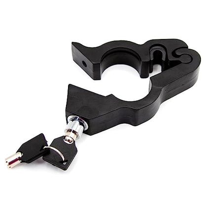 Motorcycle Throttle Lock Anti Theft Motorcycle Handlebar Lock Universal Heavy Duty Motorcycle Grip Handlebar Lock for Motorbike Scooter ATVs Sports Bikes Mopeds(Black)