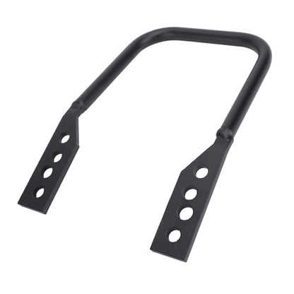 Motorcycle GPS Phone Navigation Bracket, 12mm Iron Tubing Construction Motorcycle GPS Navigation Mount Bracket, Front Bar Phone Holder with Adjustable Height Holes for