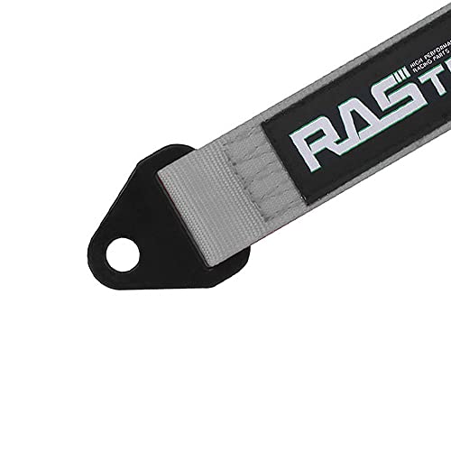 RASTP Limit Strap, Premium Quad Wrap Limit Strap Car Hauler Axle Straps Truck Wrecker Wheel Tie Down Strap with 10,000 Lb Webbing Strength (10 Inch, Gray) - color: Gray, size: 10 Inch