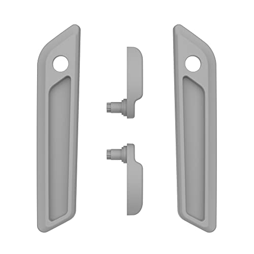 Advanblack Saddlebag Latches Covers, Lid Lifters Levers Fit for 2014+ Harley Touring Hard Saddlebags - Black Earth - color: Black Earth