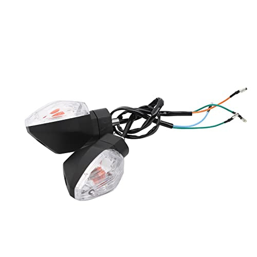 mokuo Motorcycle Front Turn Singal Assemblies Compatible with Honda Grom Msx 125 SF,12V 5W Halogen Lamp Light - color: Front
