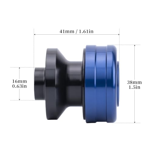 Motorcycle M8 Swingarm Spools Slider For V-Strom 800DE (DL 800DE) 2023-2025 V-Strom 800DE Adventure 2023-2025 Swing Arm Spool Slider Stand Screws Accessories (Blue) - color: Blue
