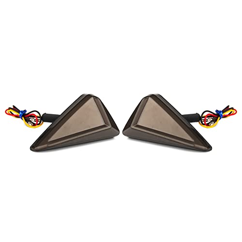 Three T FSFY Motorcycle Turn Signal Lights Indicators For Motorcycle, Scooter, Electrical Bike, Car, Amber & White Light Universal
