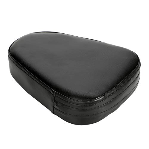 OSAN Universal Motorcycle Synthetic Leather Rear Sissy Bar Backrest Cushion Pad - Black