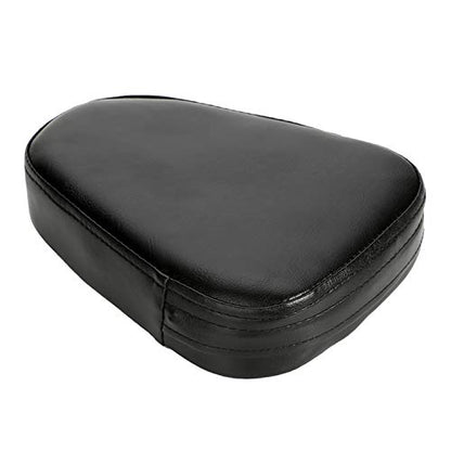 OSAN Universal Motorcycle Synthetic Leather Rear Sissy Bar Backrest Cushion Pad - Black