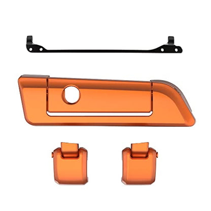 Moto Onfire Amber Whiskey Harley Tour Pack Latches Hinges Fit for AB Harley/Davidson Touring Razor Chopped King Tour Pak - color: Amber Whiskey