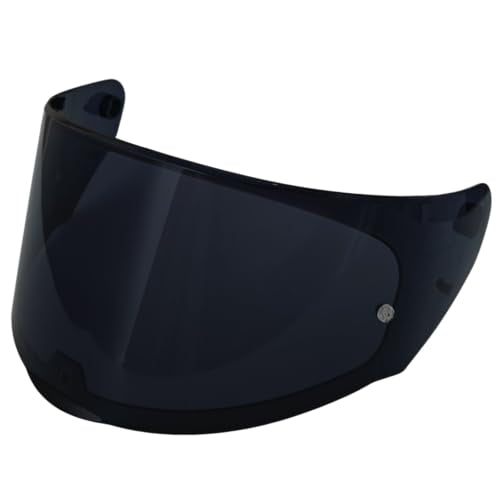 Assault Helmet Visor,Motorcycle Helmet Face Shield Compatible with Assault/Rapid/Stream/FF320/FF353/FF328/FF800 (Dark Smoke) - color: Dark Smoke