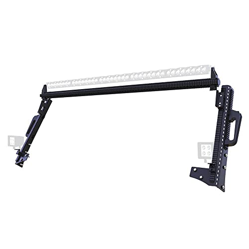 DV8 Offroad | D-JL-190053-RF | Roof Mount for DV8 Offroad D-JL-190052-PIL | PIC Rail Accessory System | Multiple Mounting Positions Along Slotted Rail