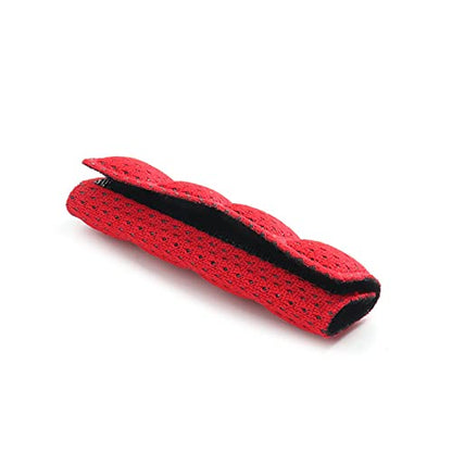 6PCS Chin Pads Foam Pad Set Strap Padding Replacements Universal Cushion Mats for Cycling Bike Bicycle Motorcycle Road Racing Riding Helmet - color: Red 6PCS