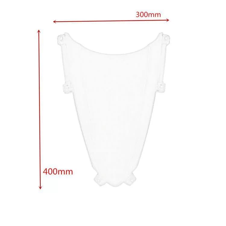 Motorcycle Windscreen Windshield Screen Shield Wind Deflector for Ducati Panigale V2 V4 R V4R V4S 2020 2021 2022 2023 (Transparent) - color: Transparent