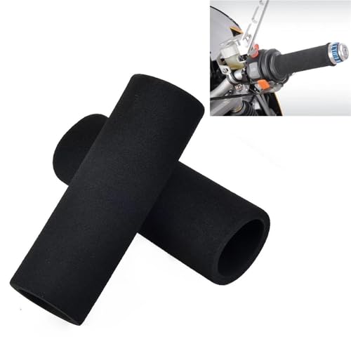 Motorcycle Handlebar Grips Motorcycle Handlebar Cover Slip-on Anti Vibration Comfort Grip Sleeve Foam Anti-Slip Moto Handle Levers Grips