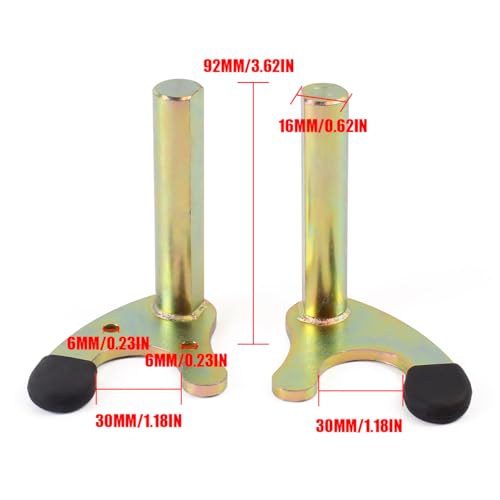 Motorcycle Rear Wheel Lift Stands Frame Accessories Swingarm Spool Lift Stand Paddock Stands Attachment U-Shape Rear Wheel Stand with Anti-Slip Rubber Protecotor (Round Tube) - size: Round Tube