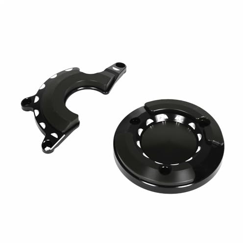 Monkey125 Left Right Engine Cover Protector Slider Compatible with Monkey 125 2022-2024 JB03 3D CNC Motorcycle Engine Crankcase Guard (Black) - color: Black