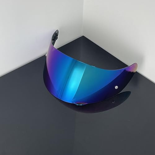 902 Helmet Visor Replacement,Motorcycle Helmet Face Shield for ILM 902,902L,902BT (Rainbow-Day Use Only) - color: Rainbow-day Use Only
