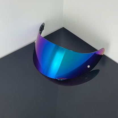 902 Helmet Visor Replacement,Motorcycle Helmet Face Shield for ILM 902,902L,902BT (Rainbow-Day Use Only) - color: Rainbow-day Use Only