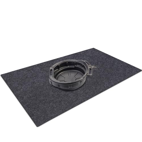 Cleanable Floor Oil Spill Mat (2'5" x 3') Oil Absorbing pad Durable Protective Surface Can be Used for car Oil Change - size: 2'6" x 3'