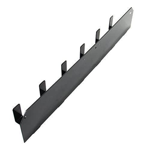 Pit Posse 598BK 6 Mount Goggle Rack Wall Hanger - Made in USA - Cabinet Shop Garage Enclosed Race Trailer Automotive Motorcycle MX Bike - Holds 6 Pairs of Goggles (Black)