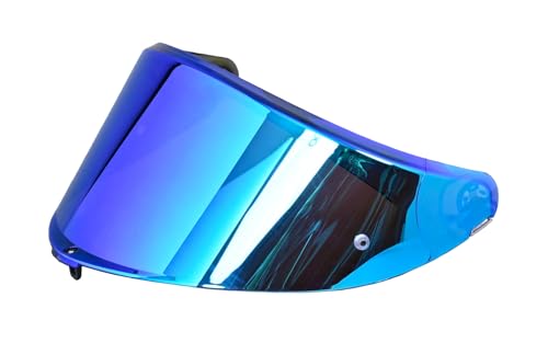 Compatible With K6S Visor K6 Face Shield Replacement Tinted Visor Helmet Accessories (Revo Deep Blue) - color: Revo Deep Blue