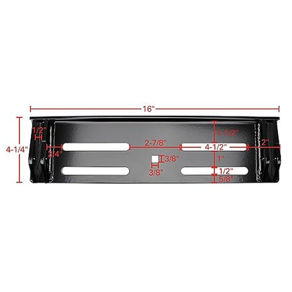 Extreme Max 5500.5019 UniMount - Universal ATV Mount for UniPlow One-Box ATV Plow - style: UniMount Kit