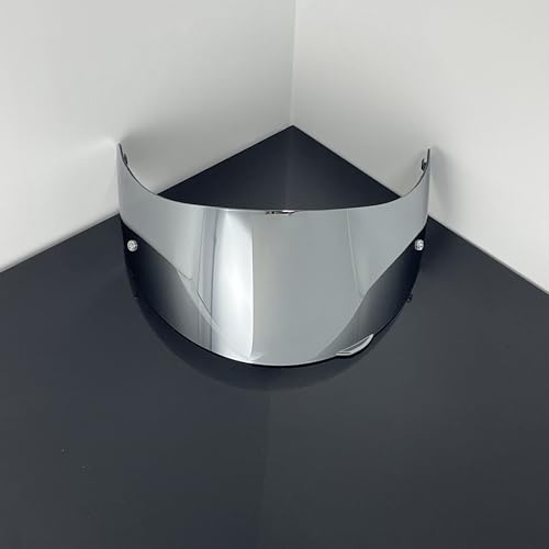 902 Helmet Visor Replacement,Motorcycle Helmet Face Shield for ILM 902,902L,902BT (Silver-Day Use Only) - color: Silver-day Use Only